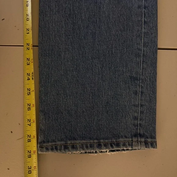 ABERCROMBIE The ‘90s Straight Ultra High Rise Crossover Stretch Jeans Womens 27 - Picture 6 of 8